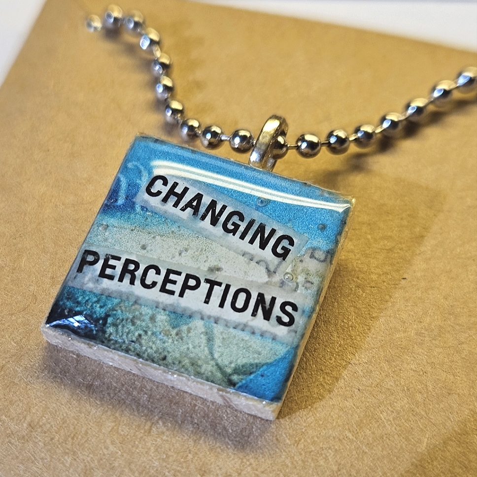 Changing Perceptions Tile Pendant